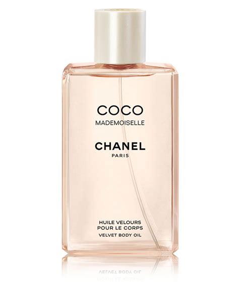 chanel coco mademoiselle bath oil.